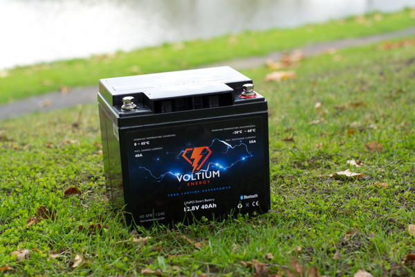 Voltium Energy LiFePO4 smart battery 12,8V 40Ah outside