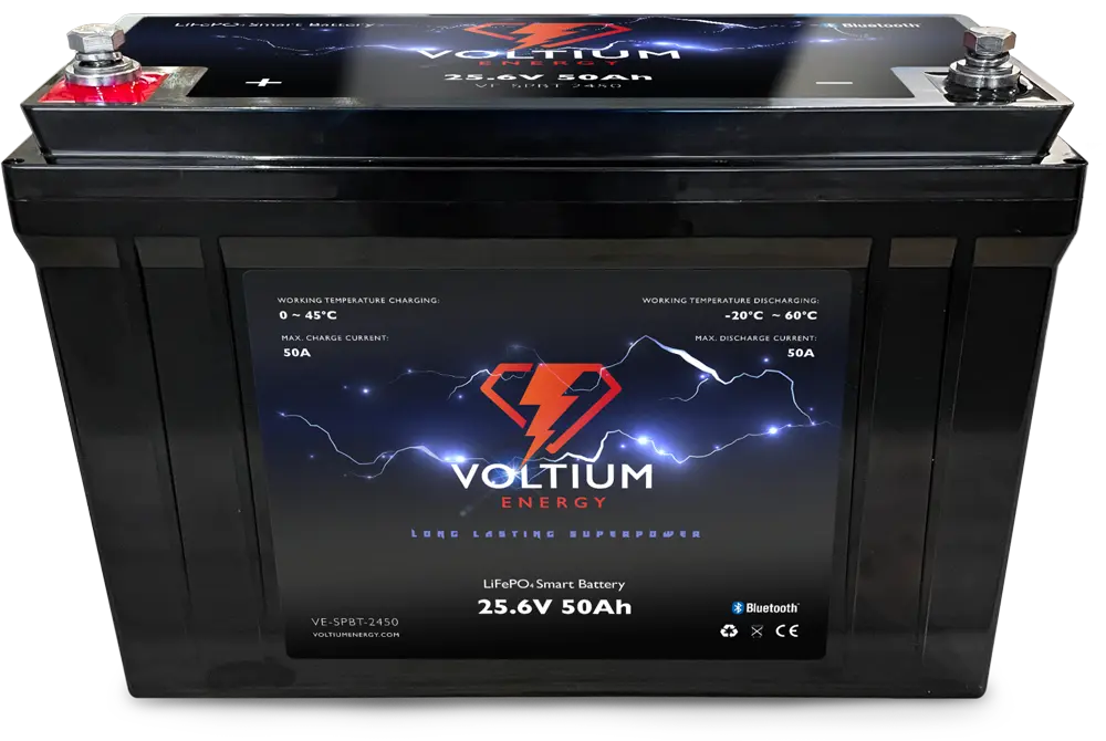 Voltium Energy® Smart LiFePO4 Batteries