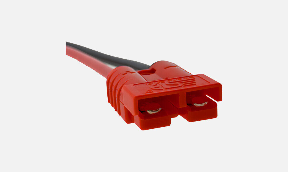 Cable Set - Anderson SB50 Red to 6,3mm Faston Isolated