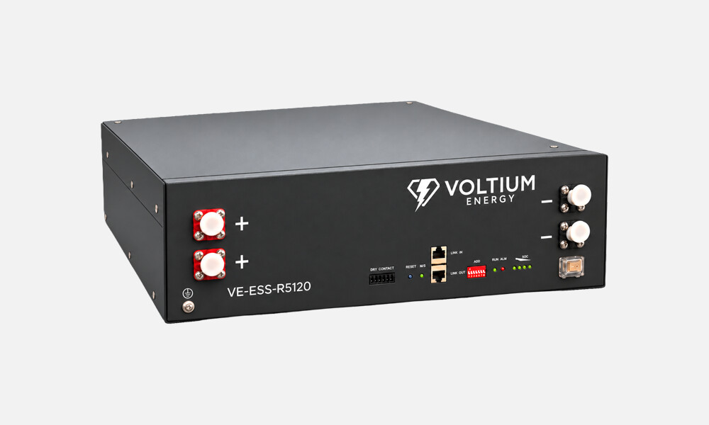 Voltium Energy® ESS Rack Battery 51,2V 5,12kWh